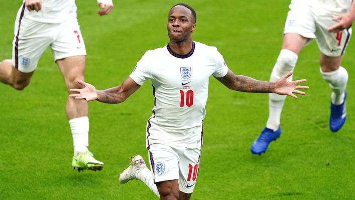 Raheem Sterling will be keen to add to his goal tally against Ukraine after scoring three at Euro 2020 so far