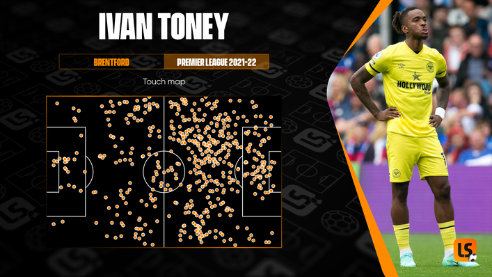 Ivan Toney has done the hard yards this season for Thomas Frank's busy Bees