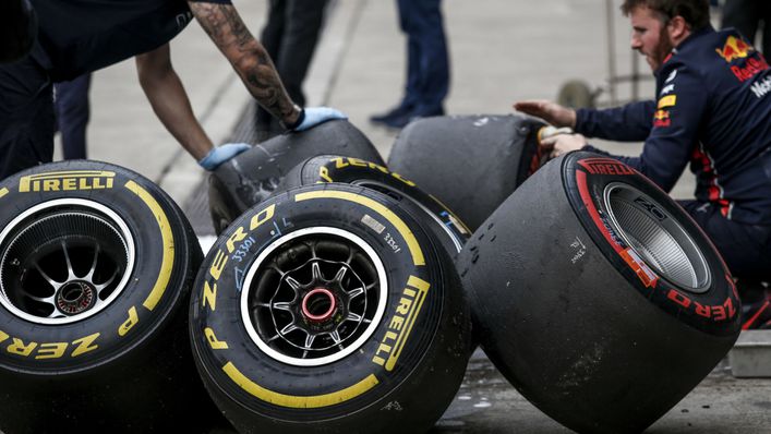 How to identify the colour coding on Pirelli's F1 tyres