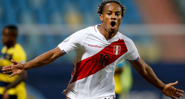 Peru striker Andre Carrillo did not exhibit his goalscoring prowess at Watford