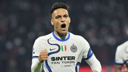 Inter Milan top scorer Lautaro Martinez will be looking to add to his 11 Serie A goals this season against AC Milan
