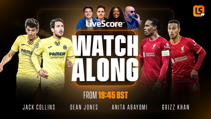 Jack Collins and Dean Jones will be joined by Anita Abayomi and Grizz Khan for LiveScore Watchalong tonight