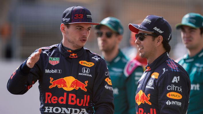 Red Bull team-mates Max Verstappen and Sergio Perez