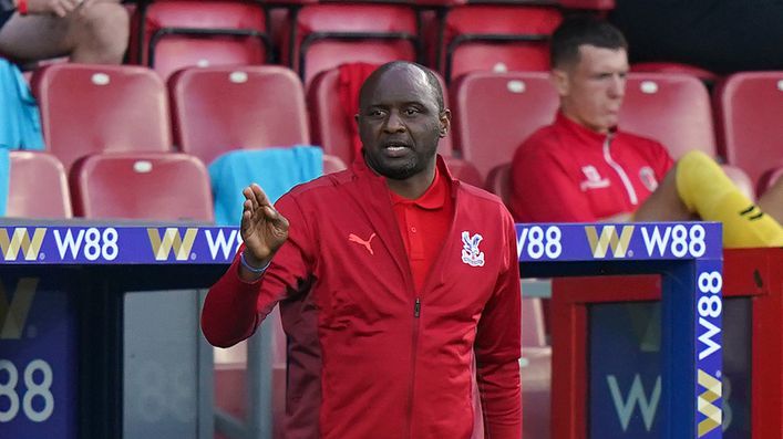 Patrick Vieira is still looking for his first win as Crystal Palace boss