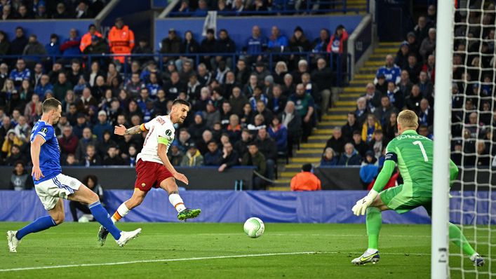 Roma captain Lorenzo Pellegrini opened the scoring in last week's first leg