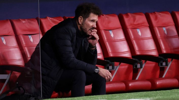 Diego Simeone is hoping to cause another Champions League upset against Manchester City