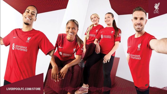 Liverpool have revealed their new home shirt for the 2022-23 season