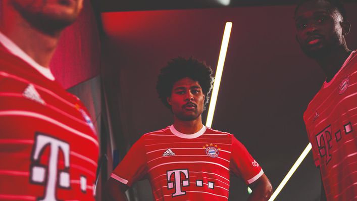 Serge Gnabry and Bayern Munich will wear a striped jersey next season