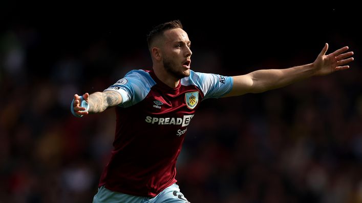 Josh Brownhill will hope to fire Burnley to another win when they face Aston Villa