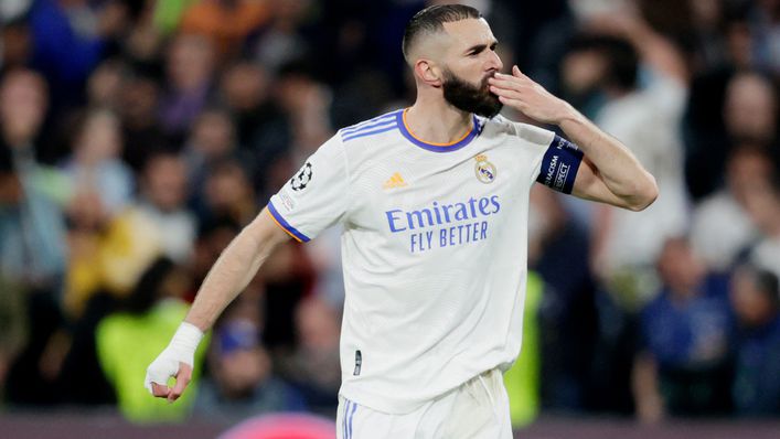 Karim Benzema's crucial penalty extended his lead at the top of the Champions League goalscoring chart
