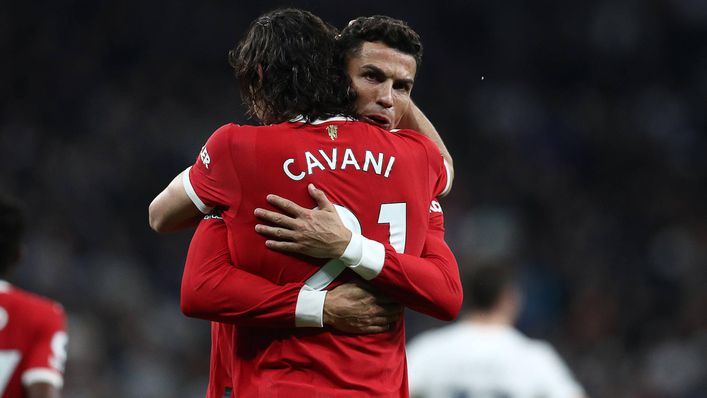 Cristiano Ronaldo and Edinson Cavani combined to deadly effect for Manchester United against Tottenham