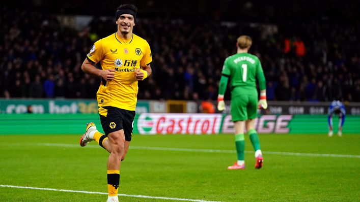 Raul Jimenez's four goal involvements have earned Wolves seven points this term