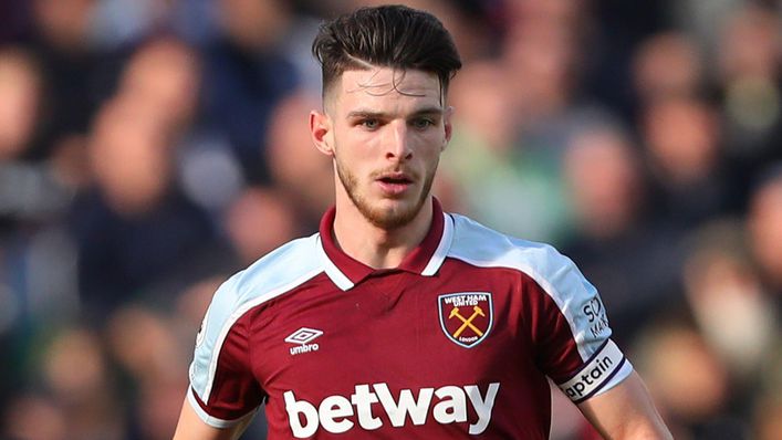 Manchester City also want Declan Rice but have been put off by his hefty price tag