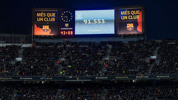 Barcelona's El Clasico with Real Madrid in March broke the attendance for a women's football match