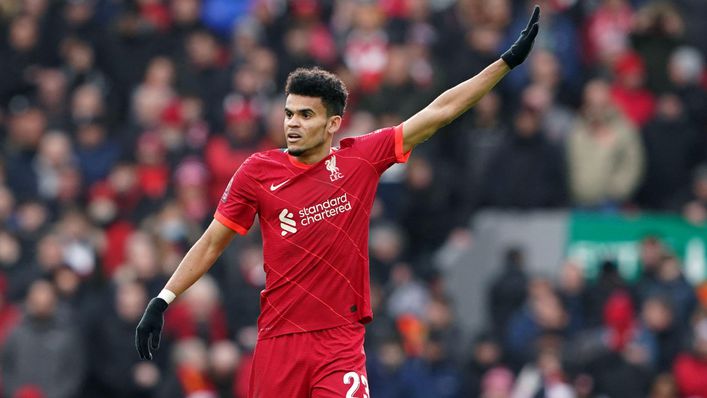 Luis Diaz made his Liverpool debut in Sunday's FA Cup win against Cardiff