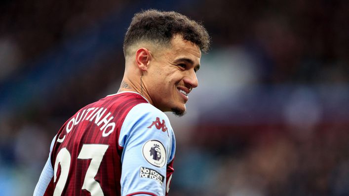 Philippe Coutinho helped Aston Villa to a comfortable 4-0 win over Southampton