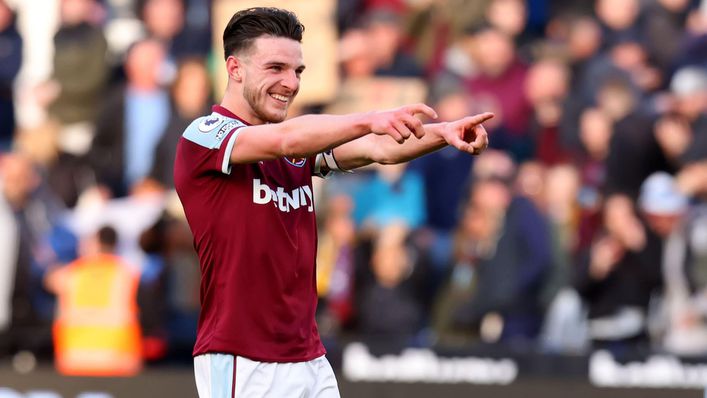 Declan Rice is high up Erik ten Hag's shortlist of midfield targets this summer