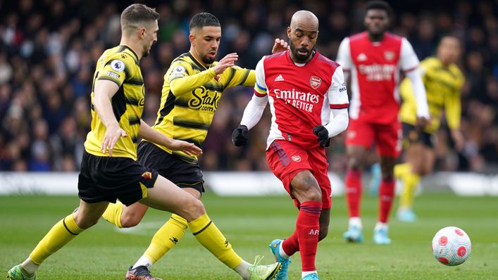 Alexandre Lacazette led the line brilliantly for Arsenal at Watford