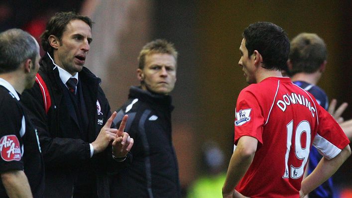 Stewart Downing worked under Gareth Southgate at Middlesbrough