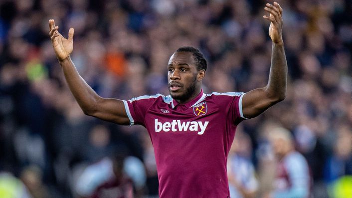 West Ham’s Michail Antonio will be desperate to get back on the goal trail