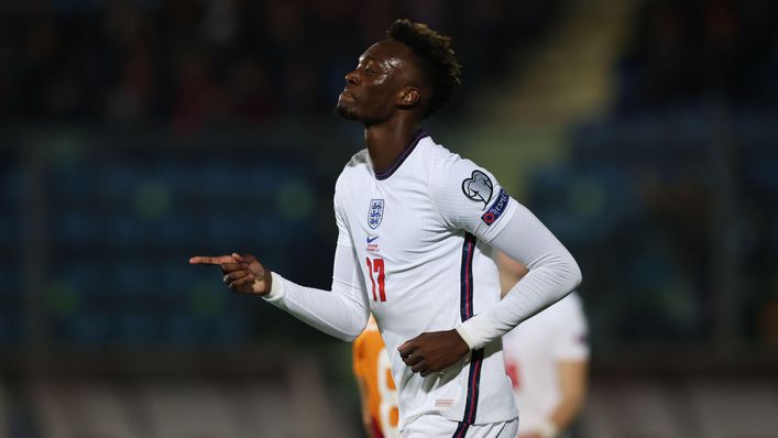 Tammy Abraham has scored two goals in his past four appearances for England