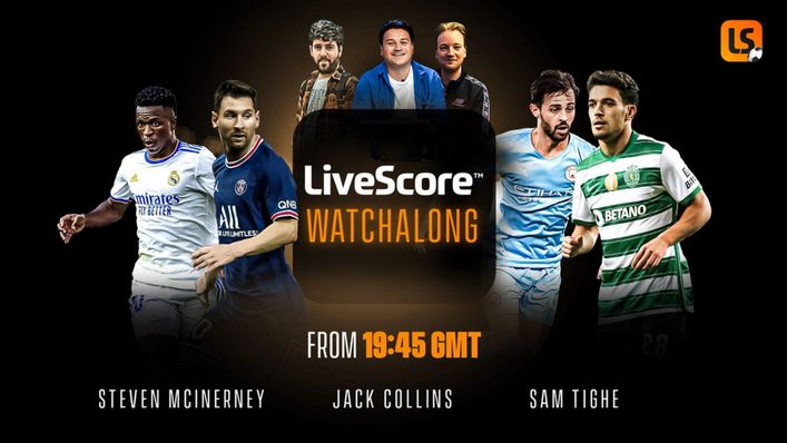 Get involved with the LiveScore Watchalong from 7.45pm