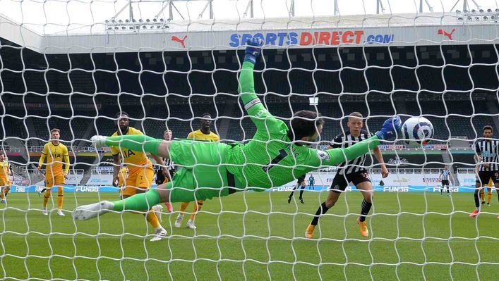 Hugo Lloris' double save from Newcastle's Dwight Gayle was evidence of the Frenchman at his best