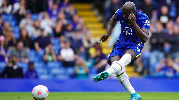 Romelu Lukaku opened the scoring from the penalty spot against Wolves