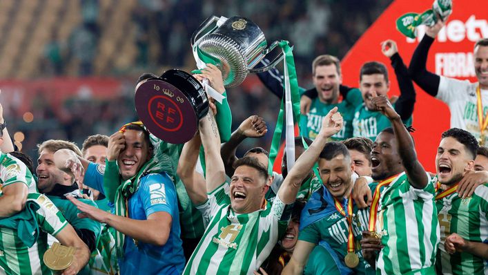 Real Betis won the Copa del Rey last month.