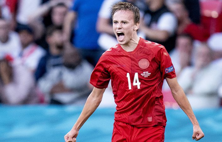 Leeds, Leicester and Tottenham are all keen to bring Denmark star Mikkel Damsgaard to the Premier League this summer