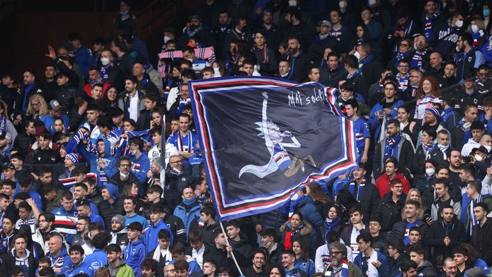Sampdoria fans will be willing their team to survive in Serie A