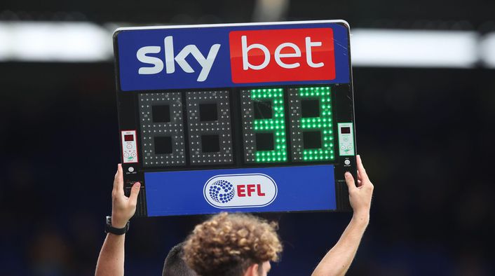The English Football League has increased the number of substitutes allowed in a game next season