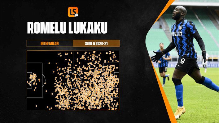 There is more to Romelu Lukaku than just goals and his touch maps highlights his involvement all over the field