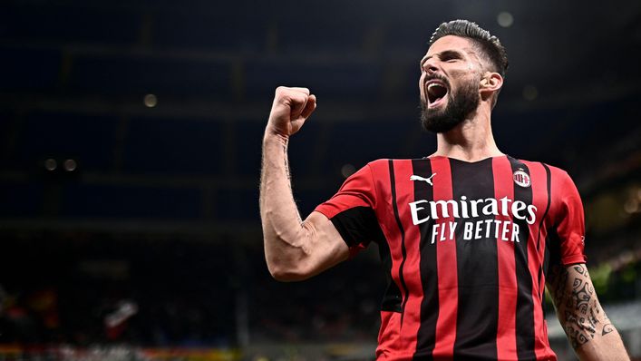 Olivier Giroud will look to fire AC Milan to another win when they take on Sampdoria