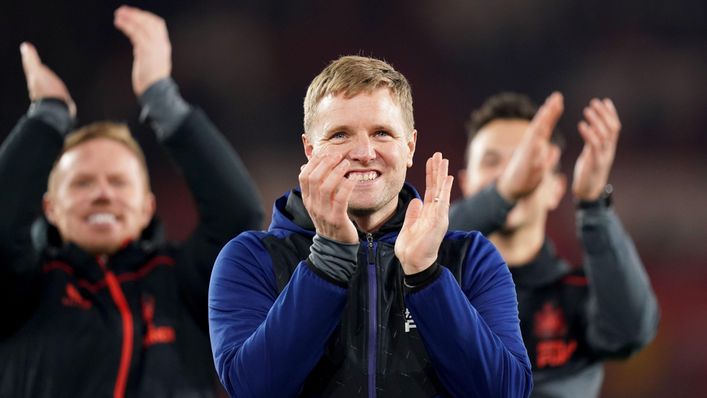 Eddie Howe's Newcastle have secured six wins and two draws in their last eight Premier League games