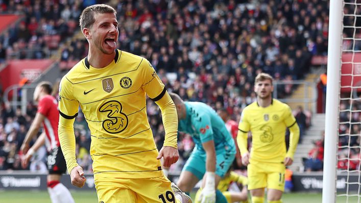 Portsmouth-born Mason Mount netted twice at St Mary's