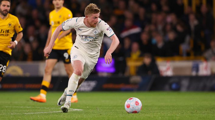 Kevin De Bruyne ran the show as Manchester City beat Wolves 5-1