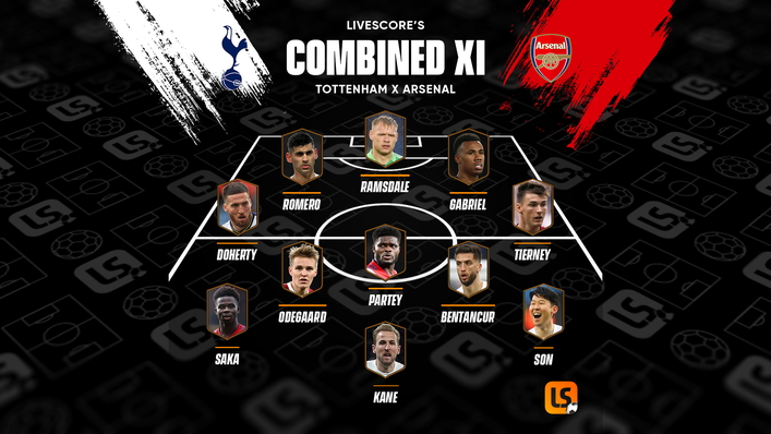 LiveScore's combined XI from Tottenham and Arsenal