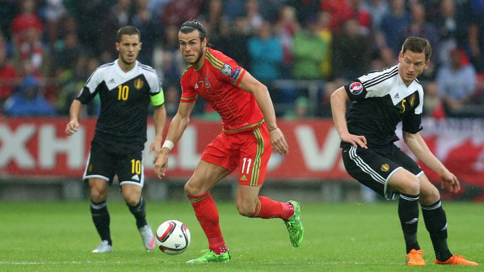 Bale scored the only goal of the match in Wales' 1-0 win over Belgium in 2015
