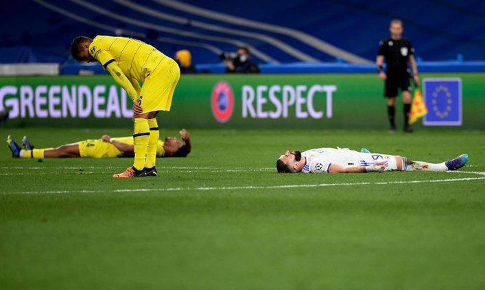 Players from both sides were exhausted at the end of extra-time