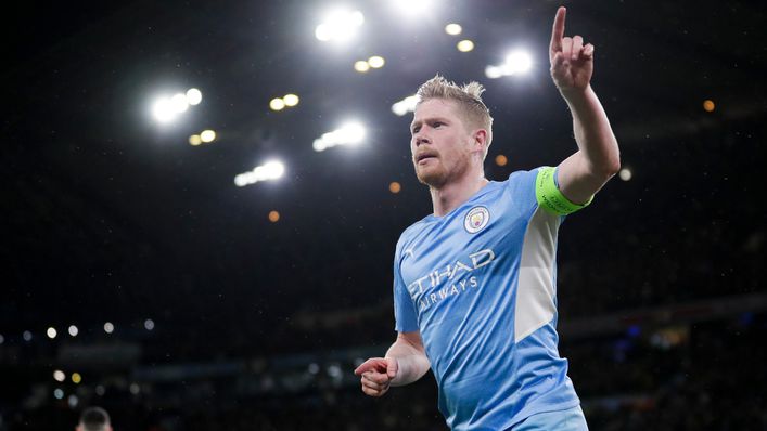 Manchester City hold a 1-0 lead over Atletico Madrid thanks to Kevin De Bruyne's first-leg strike