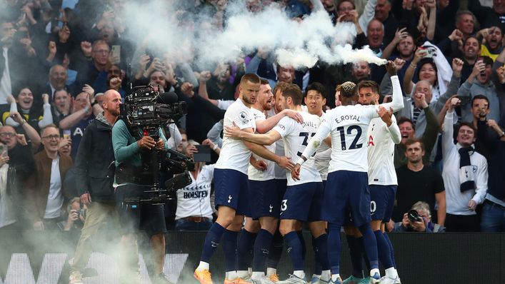 Tottenham fans created an intimidating atmosphere on Thursday night