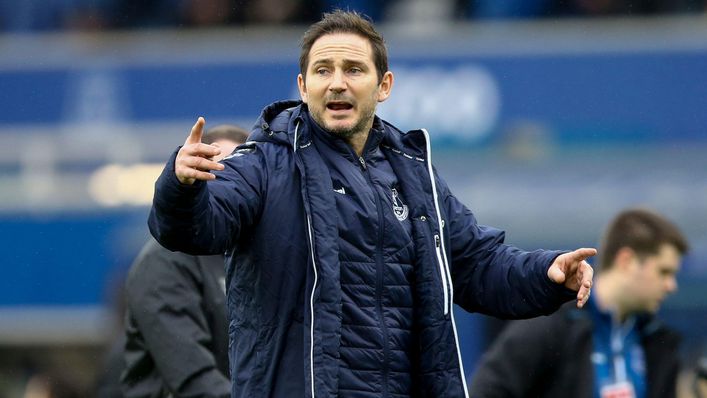 Frank Lampard has urged his players to keep on pushing as Everton bid to stay up