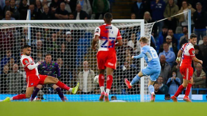 Cole Palmer finds the back of the net against Wycombe