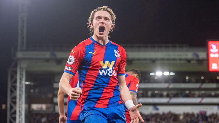 Conor Gallagher starred with two goals in Crystal Palace's win over Everton