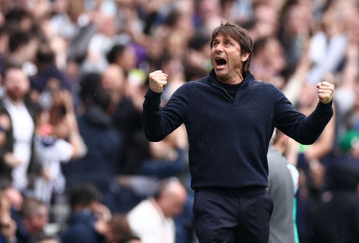 Antonio Conte secured Champions League football with Tottenham last season and is now eyeing trophies