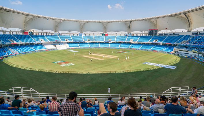 The Dubai International Cricket Stadium will host the final