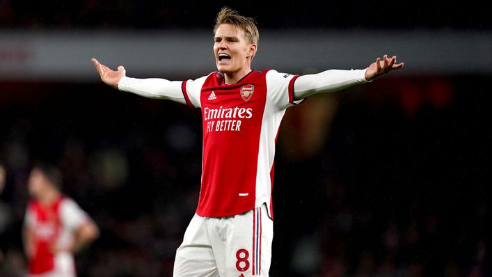 Martin Odegaard and Arsenal entertain West Ham in a tasty London derby