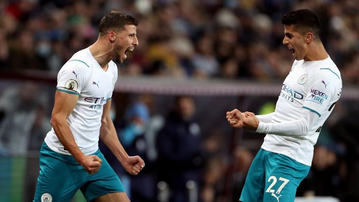 Ruben Dias (left) and Joao Cancelo (right) form part of a resilient Manchester City side this season