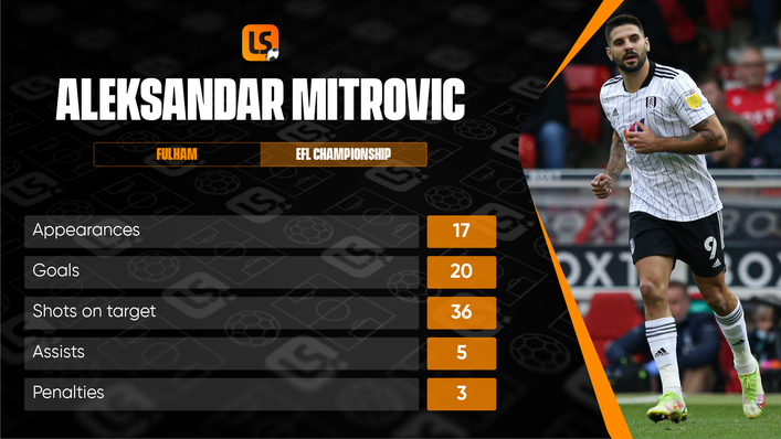 Aleksandar Mitrovic is the Championship's top scorer